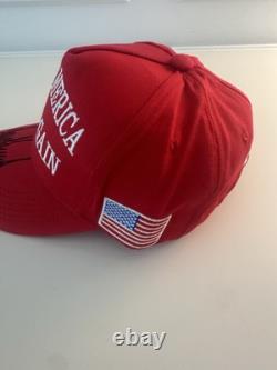 President Donald Trump Signed Autograph Hat W Coa Make America Great Again Maga