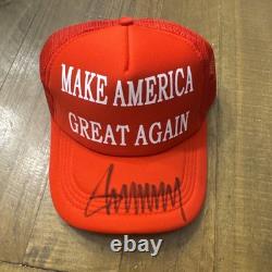 President Donald Trump Signed Autograph Hat With Coa Keep America Great #45-47