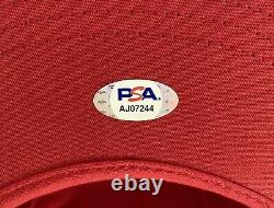 President Donald Trump Signed Autograph MAGA Red Hat Cap PSA DNA FREE S&H