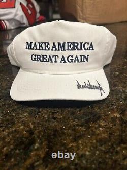 President Donald Trump Signed Autograph MAGA USA Cali Fame Hat