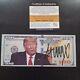 President Donald Trump Signed Autographed $100.00 Prop Note Withcoa