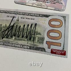 President Donald Trump Signed Autographed $100.00 Prop Note withCOA