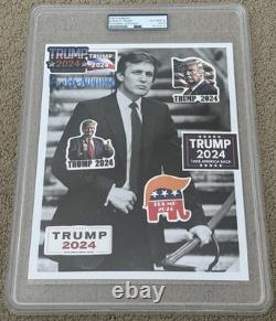 President Donald Trump Signed Autographed 8x10 1990's Photo PSA/DNA Encapsulated