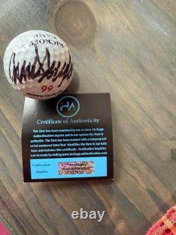 President Donald Trump Signed Autographed GOLF BALL With COA