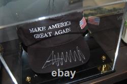 President Donald Trump Signed Autographed Make America Great Again Hats Coa