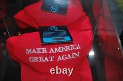 President Donald Trump Signed Autographed Make America Great Again Hats Coa
