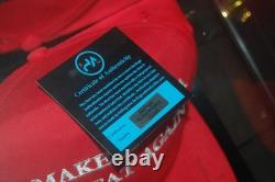 President Donald Trump Signed Autographed Make America Great Again Hats Coa