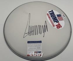 President Donald Trump Signed Autographed Remo Drum Head Possible 1/1 PSA
