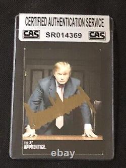 President Donald Trump Signed Autographed The Apprentice Card Cas Authentic