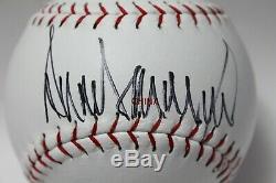 President Donald Trump Signed Autographed softball CoA