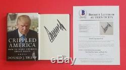 President Donald Trump Signed Book Crippled America With Bas Loa & Photo Proof