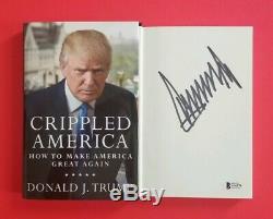 President Donald Trump Signed Book Crippled America With Bas Loa & Photo Proof