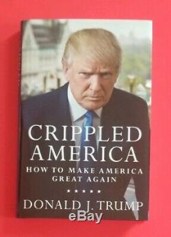 President Donald Trump Signed Book Crippled America With Bas Loa & Photo Proof