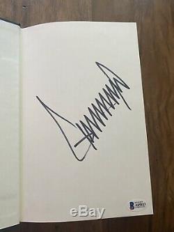 President Donald Trump Signed Book How To Get Rich Beckett Coa Autograph