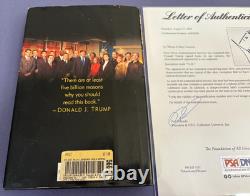 President Donald Trump Signed Book How To Get Rich Psa Dna Coa Loa Autograph