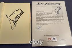 President Donald Trump Signed Book How To Get Rich Psa Dna Coa Loa Autograph