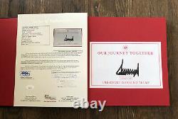 President Donald Trump Signed Book Our Journey Together? JSA COA