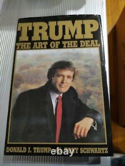 President Donald Trump Signed Book The Art Of The Deal Official 2016 Election