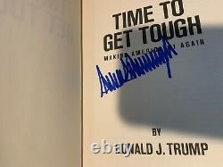 President Donald Trump Signed Book Time to Get Tough