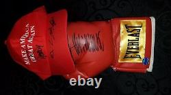 President Donald Trump Signed Boxing Glove Stormy Daniels Signed Maga Hat