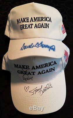 President Donald Trump Signed Campaign Hat Stormy Daniels Signed Maga Hat