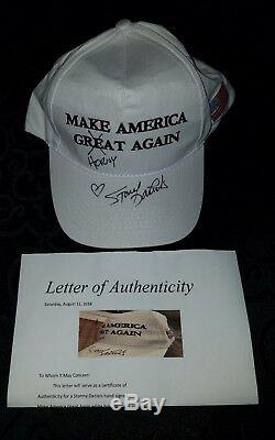 President Donald Trump Signed Campaign Hat Stormy Daniels Signed Maga Hat