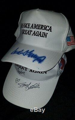 President Donald Trump Signed Campaign Hat Stormy Daniels Signed Maga Hat