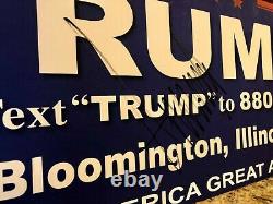 President Donald Trump Signed Campaign Rally Podium Used Sign 2016 Auto Jsa Coa