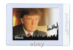President Donald Trump Signed Card The Apprentice Dt1 Pack Pulled Cert Auto Rare