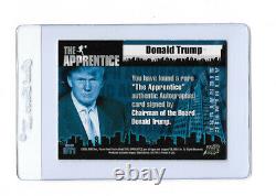 President Donald Trump Signed Card The Apprentice Dt1 Pack Pulled Cert Auto Rare