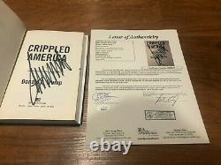 President Donald Trump Signed Crippled America Book Autograph Maga Jsa Coa