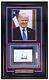President Donald Trump Signed Framed Book Insert With 11x14 Photo Psa/dna