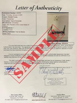 President Donald Trump Signed Framed Bookplate JSA Person of The Year