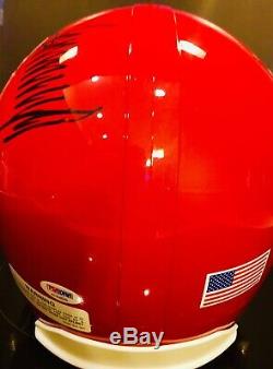 President Donald Trump Signed Full Size NJ Generals Helmet AUTO PSA-DNA LOA MAGA