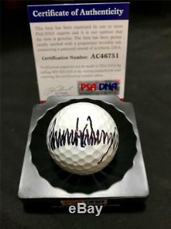 President Donald Trump Signed Golf Ball with Choice Autograph (PSA/DNA)
