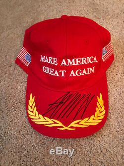 President Donald Trump Signed MAGA Hat