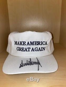 President Donald Trump Signed MAGA hat