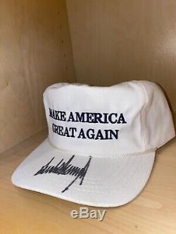 President Donald Trump Signed MAGA hat