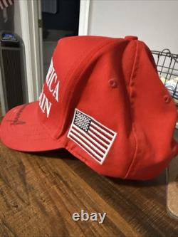 President Donald Trump Signed Maga Hat Official Cali-fame