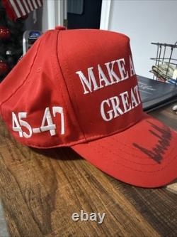 President Donald Trump Signed Maga Hat Official Cali-fame