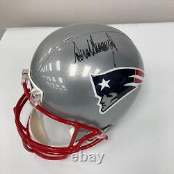 President Donald Trump Signed New England Patriots Full Size Helmet JSA COA