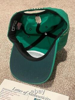 President Donald Trump Signed Official Green Maga Hat Cali Fame Auto Jsa Coa