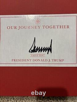 President Donald Trump Signed Our Journey Together Coa Authentic Sold Out Book