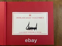 President Donald Trump Signed Our Journey Together Coa Authentic Sold Out Book