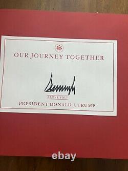 President Donald Trump Signed Our Journey Together Coa Autograph Sold Out