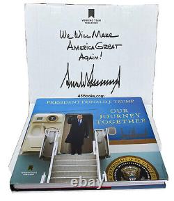 President Donald Trump Signed Our Journey Together Gold Trump Store Winning Team