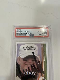 President Donald Trump Signed Rookie Card, Psa/dna Certified, Slabbed, Rare