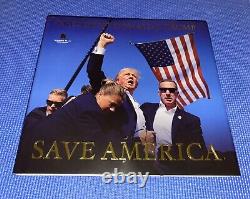 President Donald Trump Signed Save America Hardcover New Book COA In Hand Look