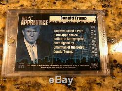 President Donald Trump Signed The Apprentice Card Cert Auto Rare Dt1 Maga