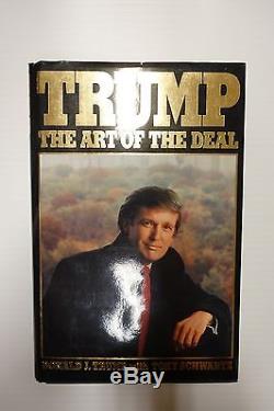 President Donald Trump Signed The Art Of The Deal True First Edition! Jsa Coa